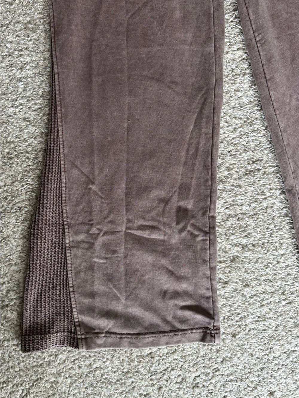 Women’s Rae Mode Taupe Wide Leg Lounge Pants - Picture 5 of 8